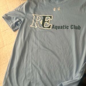 RE swim team Under amour  shirt size M new
